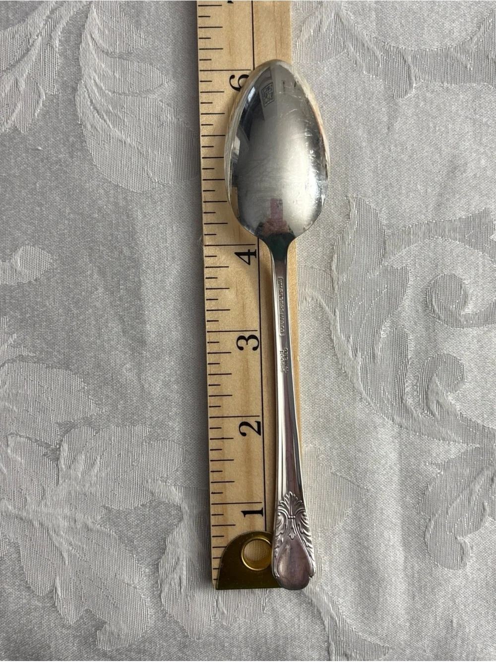 Wm Rogers AVALON  6 Teaspoons Silverware 6-1/8” Original Rogers Flatware